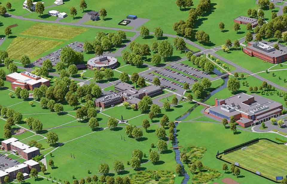 designed campus map