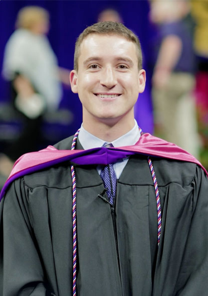 Mark Sherrill giving a testimonial