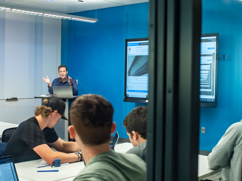 students in a classroom