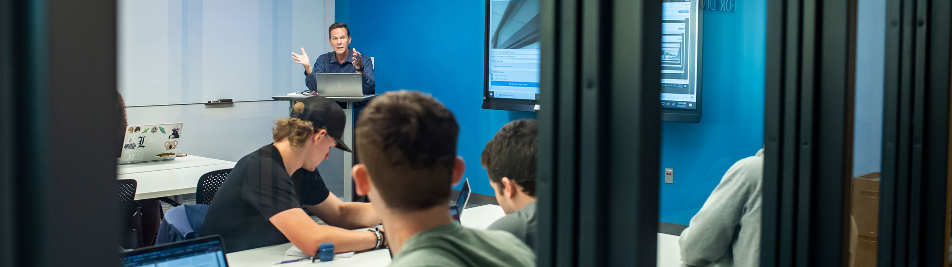 students in a classroom