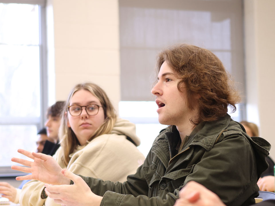 students in a classroom